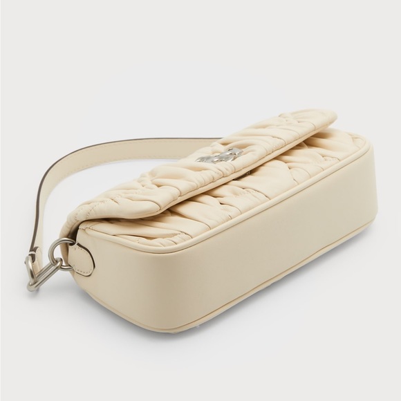 Tory Burch Kira Diamond-Ruched Small Shoulder Bag - Picture 4 of 16